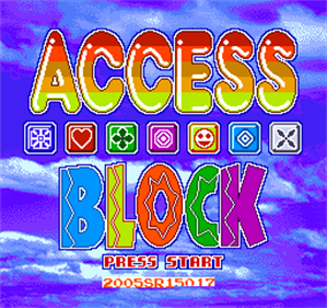 Access Block - Screenshot - Game Title Image