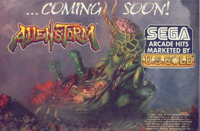 Alien Storm (U.S. Gold) - Advertisement Flyer - Front Image