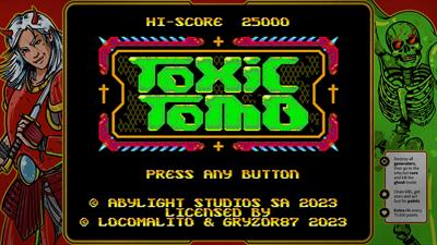 Toxic Tomb - Screenshot - Game Title Image
