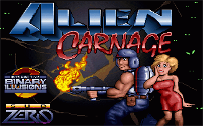 Alien Carnage - Screenshot - Game Title Image