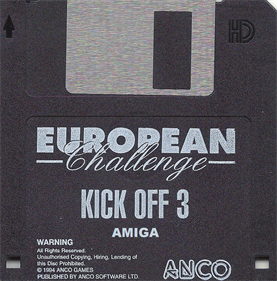 Kick Off 3: European Challenge - Disc Image