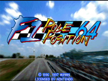 F1 Pole Position 64 - Screenshot - Game Title Image