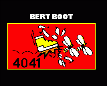 Bert Boot - Screenshot - Game Title Image