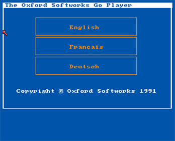 Go: The European Computer Go Champion - Screenshot - Game Select Image