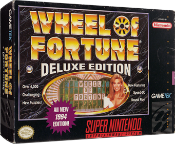 Wheel of Fortune: Deluxe Edition - Box - 3D Image