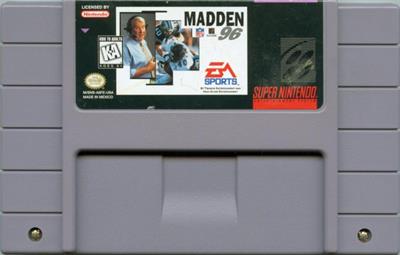 Madden NFL 96 - Cart - Front Image