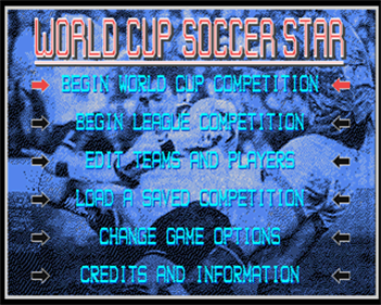 World Cup Soccer Star - Screenshot - Game Title Image