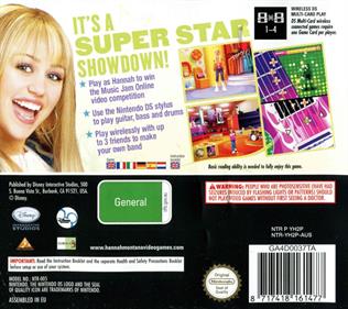 Hannah Montana: Music Jam - Box - Back Image