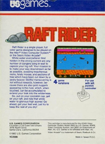 Raft Rider - Box - Back Image