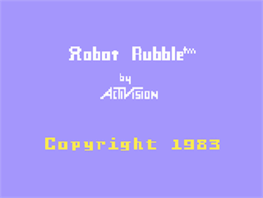 Robot Rubble - Screenshot - Game Title Image