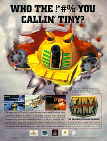 Tiny Tank PlayStation 1 advertisement by Epic-33 on DeviantArt