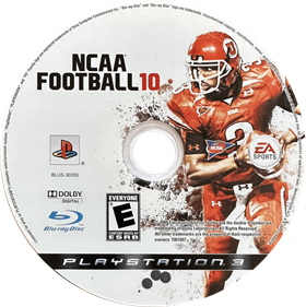 NCAA Football 10 - Disc Image