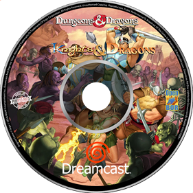 Dungeons & Dragons: Knights & Dragons - Disc Image