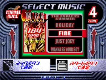 Guitar Freaks 2nd Mix Ver 1.01 - Screenshot - Game Select Image