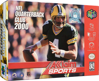 NFL Quarterback Club 2000 - Box - 3D Image