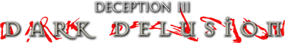 Deception III: Dark Delusion - Clear Logo Image