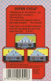 Super Cycle - Box - Back Image