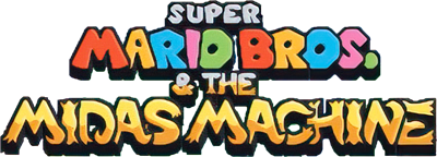 Super Mario Bros. & The Midas Machine - Clear Logo Image