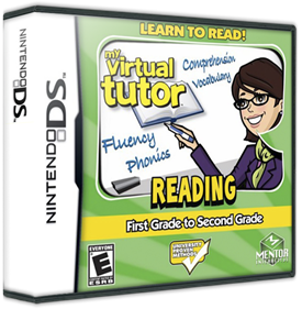 My Virtual Tutor: Reading 1st Grade to 2nd Grade - Box - 3D Image