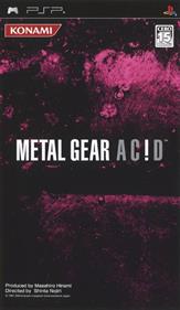 Metal Gear Ac!d - Box - Front Image