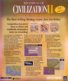 Civilization II: Multiplayer Gold Edition - Box - Back Image