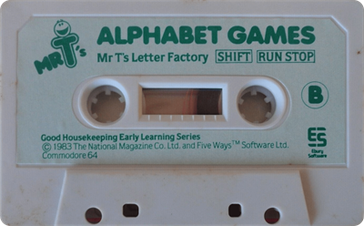 Mr T's Alphabet Games - Cart - Back Image