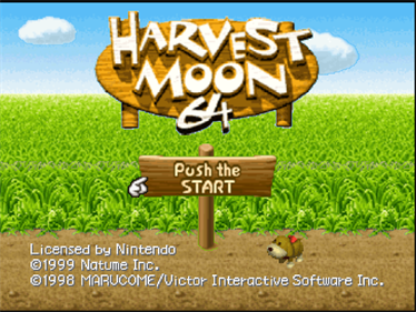 Harvest Moon 64 - Screenshot - Game Title Image