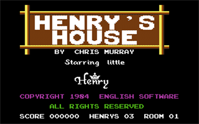 Henry's House - Screenshot - Game Title Image