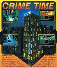 Crime Time - Box - Back Image