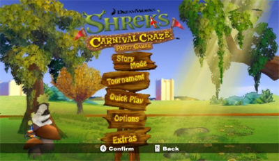 Shrek's Carnival Craze: Party Games - Screenshot - Game Title Image