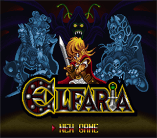 Elfaria: A Fantasic Theater - Screenshot - Game Title Image