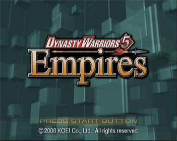 Dynasty Warriors 5: Empires - Screenshot - Game Title Image