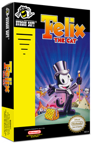 Felix the Cat (Hudson) - Box - 3D Image