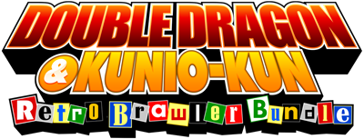 Double Dragon & Kunio-kun: Retro Brawler Bundle - Clear Logo Image