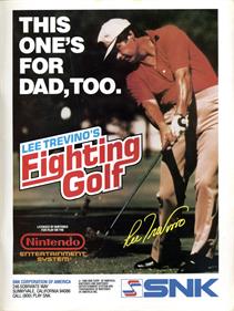 Lee Trevino's Fighting Golf - Advertisement Flyer - Front Image