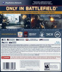 Battlefield 4 - Box - Back Image