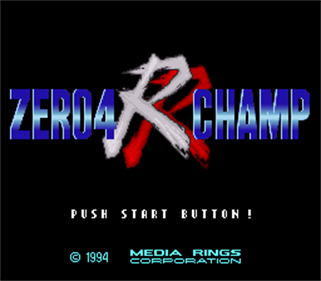 Zero4 Champ RR - Screenshot - Game Title Image