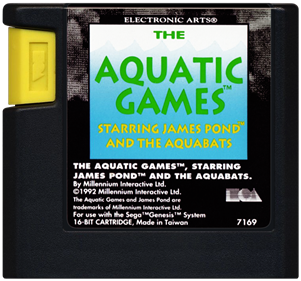 The Aquatic Games Starring James Pond and the Aquabats - Cart - Front Image