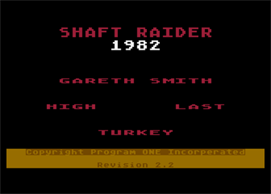 Shaft Raider - Screenshot - Game Title Image