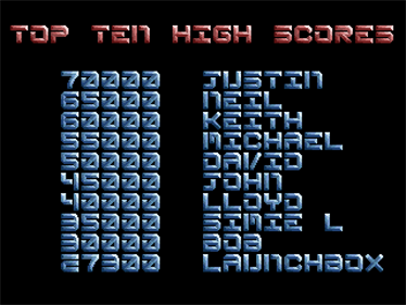 Bob's Garden - Screenshot - High Scores Image