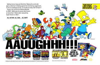 The Simpsons: Bartman Meets Radioactive Man - Advertisement Flyer - Front Image