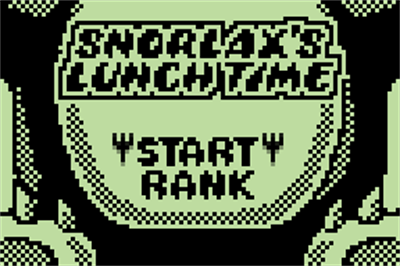 Snorlax's Lunch Time - Screenshot - Game Title Image