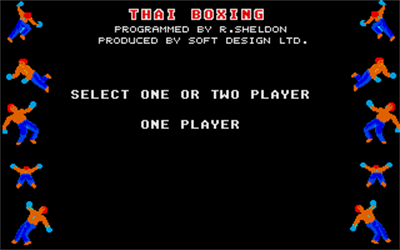 Thai Boxing - Screenshot - Game Select Image