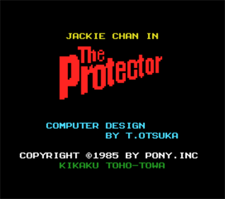 Jackie Chan in The Protector - Screenshot - Game Title Image