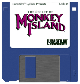 The Secret of Monkey Island - Fanart - Disc Image