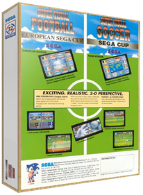 Super Visual Soccer: Sega Cup - Box - 3D Image