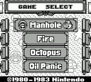 Game & Watch Gallery - Screenshot - Game Select Image