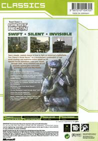 Tom Clancy's Ghost Recon - Box - Back Image