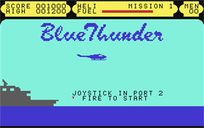 Blue Thunder - Screenshot - Game Title Image