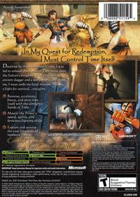 Prince of Persia: The Sands of Time - Box - Back Image